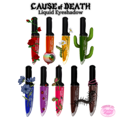 Cause of Death Liquid Eyeshadows: Singles